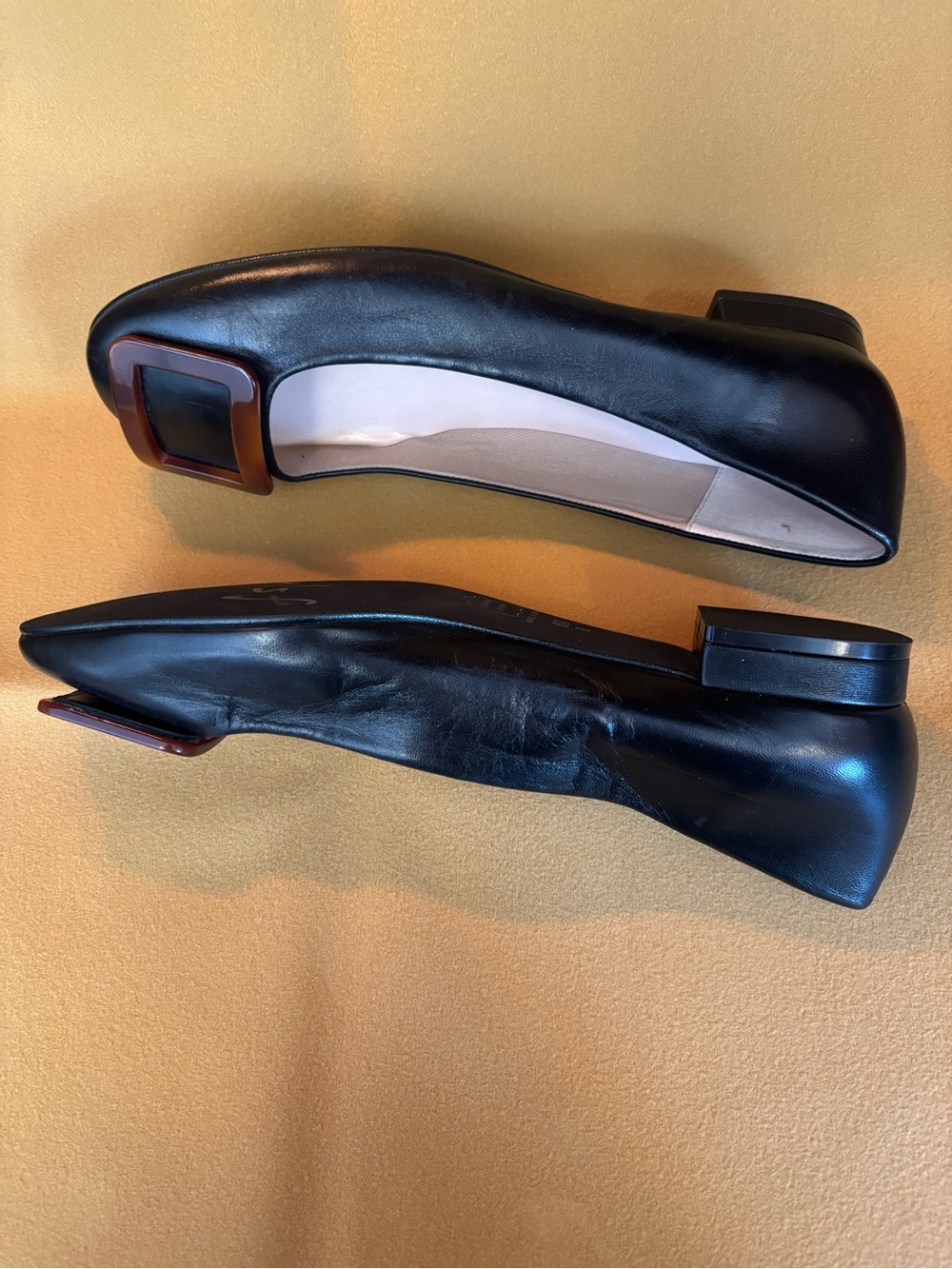 French Sole New York Black Leather Flats Drum-54, Size 8 1/2 B, NWOT - Picture 3 of 6
